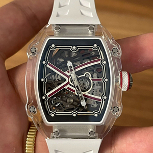 Men's Ultra-Thin Transparent Crystal Mechanical <b>Watch</b> 67-02 7.8mm Automatic <b>Watch</b> - Product Image 1