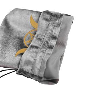 Bolsa de almacenamiento de <span class=keywords><strong>tarot</strong></span> de terciopelo, bolsa con cordón para accesorios de brujería, dados y runas - Product Image 6