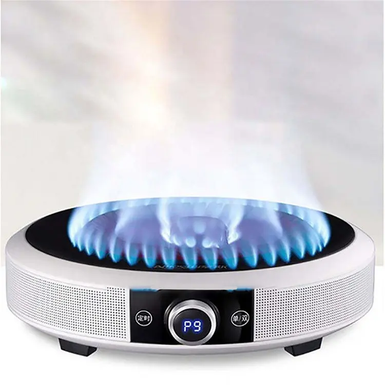 Good fire cook 1 burner hob glass 2001-3000w intelligent circular electric flame furnace gas stove