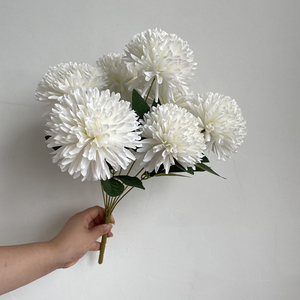 Bolas de pompón de 7 cabezas, ramos de diente de león 10cm de diámetro, novedad de <span class=keywords><strong>2022</strong></span> - Product Image 3