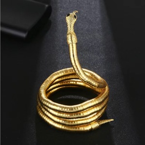 Collana a Serpente Personalizzata in Lega, Stile Minimalista INS, Design di Nicchia Audace e Sombrio, Gioielli Chunky per Donna e Uomo, Choker - Product Image 5