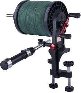 Station de bobinage portable - Bobine de ligne de pêche - Enrouleur - Machine à bobiner - Bobine d'appât - Système de bobine de ligne - Équipement de pêche