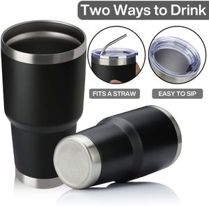 Gobelet isotherme en acier inoxydable de 30 oz, sans BPA, avec couvercle, isolation thermique de 6 à 12 heures, eau bouillante compatible, idéal pour la rentrée scolaire, le camping et les voyages - Product Image 2