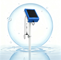 Station de contrôle de vanne sans fil 4G LoRa avec panneau solaire, contrôleur d'irrigation à distance pour vanne solénoïde à impulsions et vanne papillon