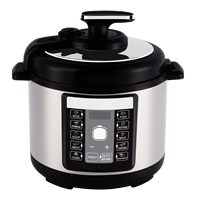 Cuisinière électrique à pression rapide 10 en 1, best-seller, 5/6 L, pour usage domestique, avec cuve intérieure antiadhésive