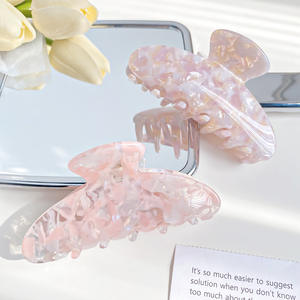 Vente en gros de grandes pinces à cheveux en acétate pour femmes, <span class=keywords><strong>style</strong></span> coréen, pinces à cheveux de qualité supérieure, pinces à cheveux élégantes pour chignon - Product Image 4