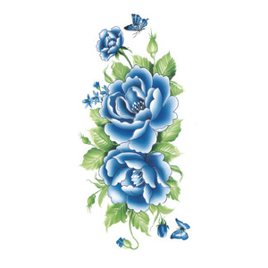 <span class=keywords><strong>Papillon</strong></span> Temporaire <span class=keywords><strong>3D</strong></span> Papillons Fleurs Tatouages Autocollants Coloré Corps Art Tatouages Temporaires pour Femmes - Product Image 4