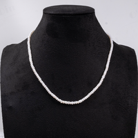 Ensemble de bijoux en perles d'eau douce naturelles : collier et bracelet en perles de type « pièce de monnaie » avec boucles d'oreilles clous en perles « pain », cadeau élégant pour elle