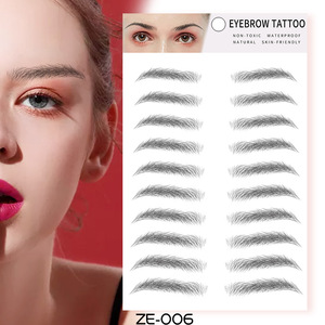 Eyebrow Tattoo ZE-008 Waterproof Natural 3D Brow Stickers For Women - Product Image 2