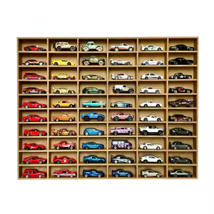 Nhà Máy Tùy Chỉnh Trẻ Em Đồ Chơi Xe Ô Tô Tổ Chức Rack Hiển Thị Rack Cho Mini Thu Thập Bức Tượng Nhỏ Đồ Chơi Bằng Gỗ Xe Lưu Trữ Kệ - Product Image 1