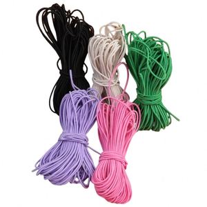High Tension 1.5-3mm Polyester Exercise Spandex Thailand Latex Elastics-rope Phone Elastic <b>Cord</b> Loop Stretch <b>Pull</b> Rope - Product Image 1