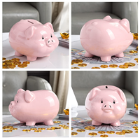 Tirelire en céramique personnalisée tirelire pour filles en forme de cochon pour garçons tirelire pour décor moderne à la maison salon