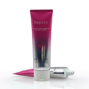 Tube souple vide en plastique pour cosmétiques avec bouchon à clapet, personnalisable avec logo par estampage à chaud, pour crème pour les mains et amplificateur mammaire, vente en gros - Product Image 4