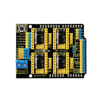 Keyestudio A4988 Pilote de moteur pas à pas d'imprimante 3D CNC Shield V3 pour Arduinos R3 Kit de bricolage d'imprimante 3D