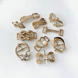 Exquisitos abalorios de plástico para zapatos, símbolos de moda, zapatos de mujer a la moda, hebillas de plástico pequeñas decorativas para zapatos de mujer, hebilla - Product Image 5