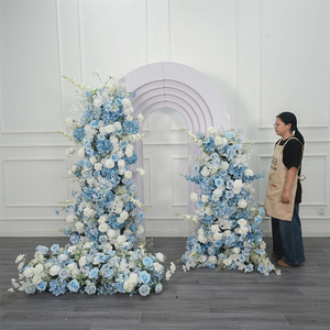 Custom High Quality <b>Artificial</b> Silk Floral Background Wedding Decoration Floor Arrangement for Thanksgiving Graduation - Product Image 1