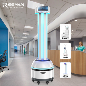 หุ่นยนต์ฆ่าเชื้ออัตโนมัติ <span class=keywords><strong>UVC</strong></span> พร้อมรถเข็นหลอดไฟ UV, ระบบนำทางอัตโนมัติ และหุ่นยนต์ฆ่าเชื้อแบบชาร์จไฟอัตโนมัติ - Product Image 6
