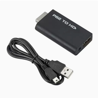 Convertisseur PS2 vers HD avec adaptateur audio/vidéo, adaptateur vidéo PS2 vers HDTV, interface de console de jeu.