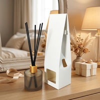 Boîtes pliables auto-érectiles en papier kraft recyclé écologique imprimées sur mesure avec doublure en éponge pour cadeaux de parfums et d'aromathérapie