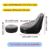 BS-sf extérieur pas cher canapé coin chesterfield transparent tantra gonflable canapé chaise lit chaise longue ensemble pour salon