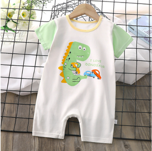 Nuevo <span class=keywords><strong>Mono</strong></span> <span class=keywords><strong>de</strong></span> Verano para Bebés, Versión Coreana, Delgado, <span class=keywords><strong>de</strong></span> Manga Corta, para Gatear, <span class=keywords><strong>de</strong></span> Algodón Puro - Product Image 5