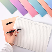 Organiseur/Agenda A4 éducatif personnalisable en plusieurs langues, avec logo personnalisé, dégradé de couleurs, sensation haut de gamme, cadeau pliable