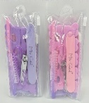 Ensemble de manucure Max Girl, coupe-ongles en plastique portable, sac de style classique, pour adultes - Product Image 1
