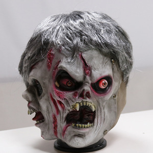 Masque de zombie effrayant pour Halloween, taille unique, yeux lumineux, accessoire de costume - Product Image 3