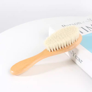 Cepillo vintage <span class=keywords><strong>para</strong></span> limpiar el cabello con efecto aceitado, cepillo <span class=keywords><strong>para</strong></span> recoger cabello roto, cepillo de baño <span class=keywords><strong>para</strong></span> bebés y plumero de madera de haya <span class=keywords><strong>para</strong></span> el cuello - Product Image 4