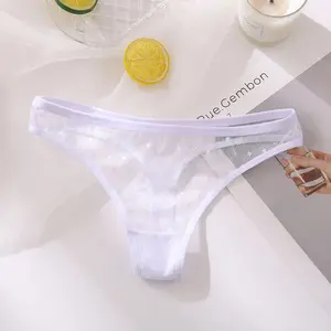 High Quality Ladies Low Waist Sexy Hipster transparent women Thong Panties lingerie womens underwear