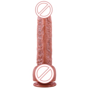 Vibrador Realista HXR de Doble Estimulación con Lengua Vibrante, Dildo de Silicona Suave para Masaje del Punto G, Juguete Sexual para Adultos - Product Image 3