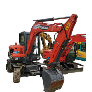 Excavateur sur pneus MINI Doosan DX60W DX210W DX150W DX210H d'occasion Les performances sont solides et le prix le plus bas - Product Image 1