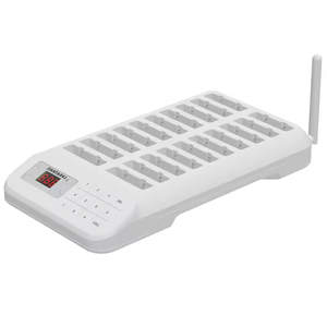 919 không dây không thấm nước bảng <span class=keywords><strong>buzzer</strong></span> 20-máy nhắn tin của khách hàng đợi cuộc gọi hệ thống rung màu xanh LED ánh sáng 433Mhz cho các bệnh viện nhà hàng - Product Image 2
