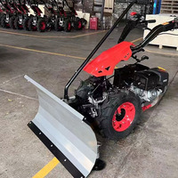 Souffleuse à neige à essence à démarrage électrique, autopropulsée, machine de nettoyage routier pour le nettoyage de la neige épaisse