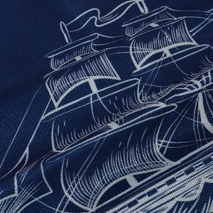 <span class=keywords><strong>Funda</strong></span> de <span class=keywords><strong>almohada</strong></span> <span class=keywords><strong>azul</strong></span> marino náutico, diseño de torre de luces con ancla y brújula de velero, para sofá cama, decoración residencial junto al lago - Product Image 4