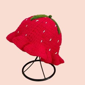 冬に適した女性用ヘッドシェイプ帽子ハロウィンクロシェ帽子おしゃれ無地レースエッジソフト - Product Image 2