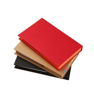 Bloc de Notas de Papel Kraft con Logotipo Personalizado, Bolígrafo y Marcadores - Regalo Promocional Empresarial, Caja de Notas Adhesivas para Oficina y Escuela - Product Image 2