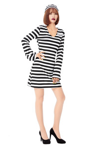 Disfraces Personalizados para <span class=keywords><strong>Mujer</strong></span>, <span class=keywords><strong>Disfraz</strong></span> Sexy de <span class=keywords><strong>Prisionera</strong></span> - Product Image 5