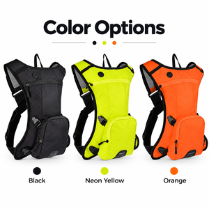 Chaleco de Hidratación Ligero para Correr con Bolsa de Agua, Chaleco Transpirable para Trotar con Bolsillo para Teléfono para Maratón y Senderismo, para Hombres y Mujeres - Product Image 2