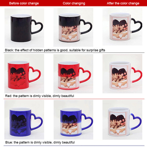 Venta al por mayor <span class=keywords><strong>de</strong></span> tazas <span class=keywords><strong>de</strong></span> café en blanco <span class=keywords><strong>de</strong></span> sublimación <span class=keywords><strong>de</strong></span> cerámica <span class=keywords><strong>de</strong></span> 11oz personalizadas <span class=keywords><strong>con</strong></span> mango <span class=keywords><strong>de</strong></span> corazón tazas que cambian <span class=keywords><strong>de</strong></span> color <span class=keywords><strong>taza</strong></span> mágica <span class=keywords><strong>con</strong></span> logotipo - Product Image 5