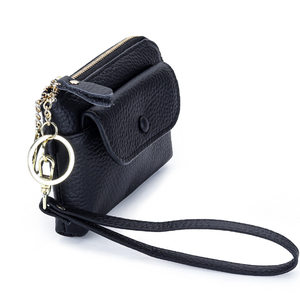 Monedero de Cuero Genuino para Mujer, Gran Capacidad, Portátil, Bolsa para Guardar Monedas, Delgado, Multifuncional, Mini Bolso de Mano - Product Image 4