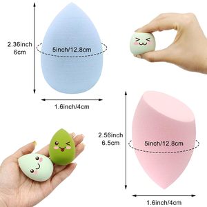 Éponge de maquillage multicolore ultra douce à texture fine, sans latex, marque privée, houppette de beauté - Product Image 4