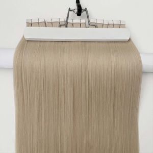 Extensiones de Cabello Adhesivas Finas e Invisibles al por Mayor para Salón, Cabello Ruso 1b, Cabello Humano Virgen, Extensiones de Cabello Natural - Product Image 5
