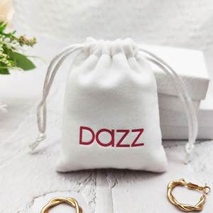 Custom Logo Anti-Tarnish Velvet Jewelry Pouch Soft Lined for <b>Ring</b> Storage and Necklace Packaging - Product Image 2
