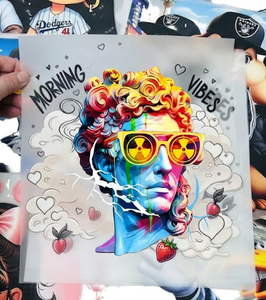 Transferts thermocollants en silicone pour dessins animés, impressions en caoutchouc lavables et durables, transferts thermiques PET pour t-shirts, vente en gros, sérigraphie - Product Image 2