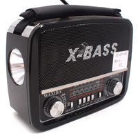 Lecteur de musique portable Waxiba Xb-471 X-Bass Hifi avec fréquence USB TF, lampe torche LED, radio AM FM SW 3 bandes