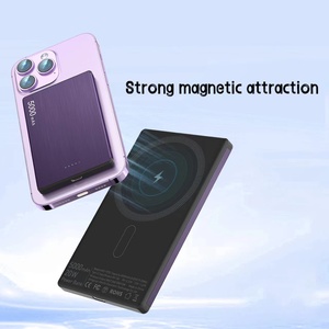 Power Bank Leyi Ultra Sottile 5000mAh, Caricabatterie Wireless Magnetico Portatile, Powerbank 5000 mAh - Product Image 2