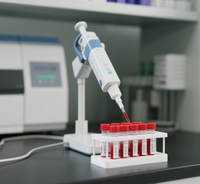 Élément filtrant en plastique de qualité médicale à haute efficacité pour filtrer les aérosols dans les pipettes de laboratoire