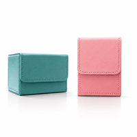 Boîte de protection pour cartes de visite de qualité supérieure, moderne, colorée, avec fermoir magnétique robuste