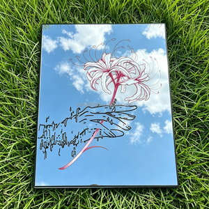 Specchio da Parete Rettangolare Personalizzato <span class=keywords><strong>Tokyo</strong></span> <span class=keywords><strong>Ghoul</strong></span>, Design Anime OEM/ODM, Facile da Installare, Infrangibile, Design Moderno di Lusso - Product Image 1